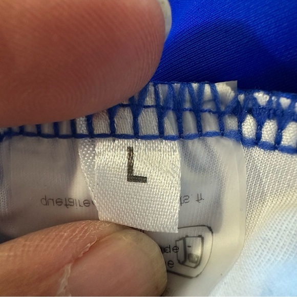 Vibrant Blue Ruffle Bikini with High-Waisted Design - Picture 4 of 5